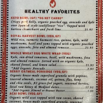 The Royal Egg Cafe - Keto bowl with the carb count listed!! - Breakfast & Brunch Near Me - Westlake Village, California The Royal Egg Cafe - Keto bowl with the carb count listed!! - Breakfast & Brunch Near Me - Westlake Village, California