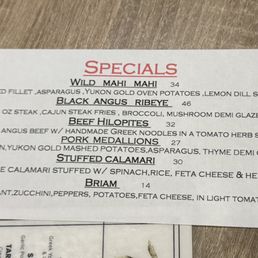 Specials on 3-14-2025.