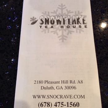 Snowflake Tea House - Desserts Near Me - Duluth, Georgia Snowflake Tea House - Desserts Near Me - Duluth, Georgia