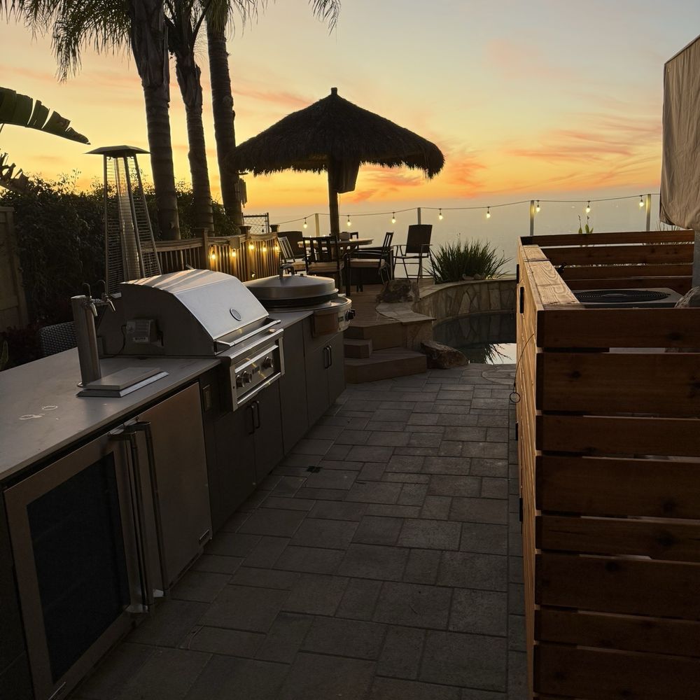 Endless Summer Hardscapes - New pavers and fence around pool equipment - Landscaping Near Me Endless Summer Hardscapes - New pavers and fence around pool equipment - Landscaping Near Me