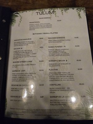 Menu photo 2 Tulum Mexican Cuisine Somerville, MA