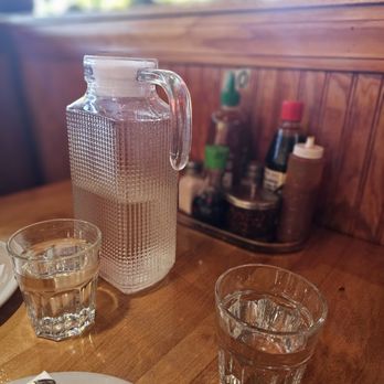 Merit Vegan Restaurant - 11-17-24. Condiments and water - Vegetarian Near Me - Sunnyvale, California Merit Vegan Restaurant - 11-17-24. Condiments and water - Vegetarian Near Me - Sunnyvale, California