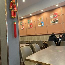 Inside the restaurant