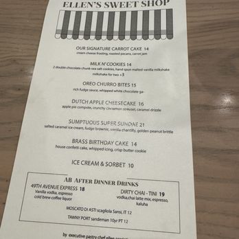 American Brass - Dessert menu - Seafood Near Me - Long Island City, New York American Brass - Dessert menu - Seafood Near Me - Long Island City, New York