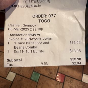Miches de la Baja - Mexican Near Me - Torrance, California
