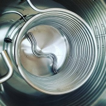 Spike Brewing Equipment - HERMS coil in the Hot Liquor Tank - Brewing Supplies Near Me - Milwaukee, Wisconsin