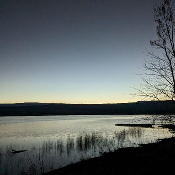 Escalante Petrified Forest State Park - Sunset over the reservoir from the campground. - Parks Near Me - Escalante, Utah