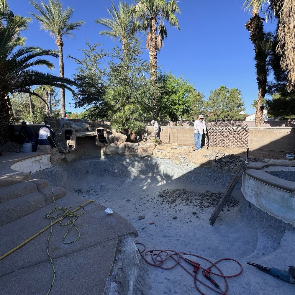 Cali Pool Plastering - During - Pool & Hot Tub Service Near Me