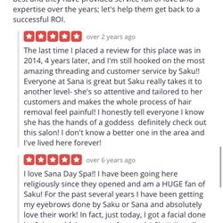 MS Day Spa - My reviews for this current owner of MS day spa when she was an employee for different management.