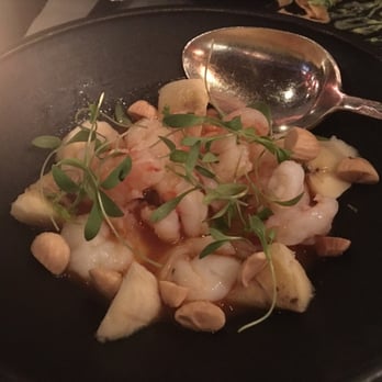 ABC Cocina - Shrimp with bananas - Latin American Near Me - New York, New York ABC Cocina - Shrimp with bananas - Latin American Near Me - New York, New York