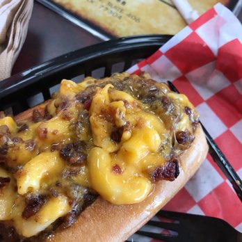 buldogies - Mac and chili dog - Hot Dogs Near Me - Conroe, Texas buldogies - Mac and chili dog - Hot Dogs Near Me - Conroe, Texas