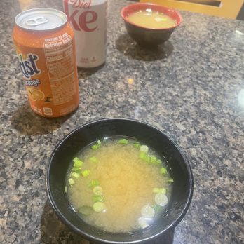 Yori Yori - Complimentary miso soup - Korean Near Me - Houston, Texas Yori Yori - Complimentary miso soup - Korean Near Me - Houston, Texas