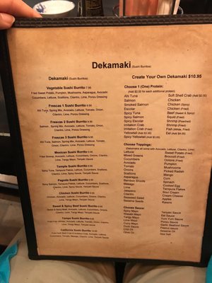 Menu photo 1 Goichi Sushi Cafe Sarasota, FL