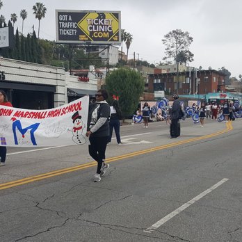 Echo Park Community Parade - John Marshall High School Short Flags & Dance Group (12/14/19). #EchoPark #Community #NELA - Festivals Near Me - Los Angeles, California