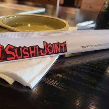 Sushi Joint - the sushi joint logo on a napkin - Sushi Bars Near Me - Norwalk, California