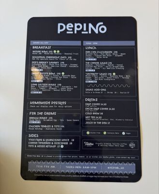 Menu photo 3 Pepino Eatery & Bakeshop La Jolla, CA
