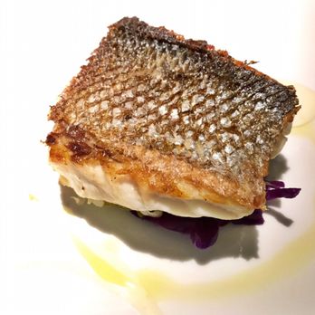 Il Ridotto - Sea Bass with Sweet Peppers and Garlic Sauce - Seafood Near Me - Venezia, VE