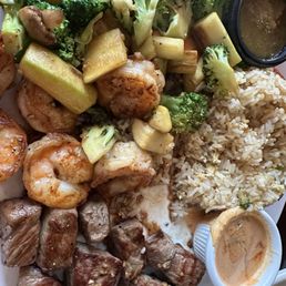 Steak and shrimp hibachi Steak and shrimp hibachi