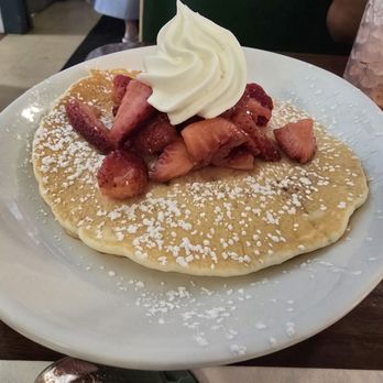 Joey's Pancake House - Seasonal pancake (apparently strawberry) - Diners Near Me - Maggie Valley, North Carolina