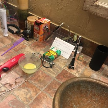 Moxie Maids - Dirty photo- note the toothpaste splatters and the pitiful brown coloring - Home Cleaning Near Me - Houston, Texas Moxie Maids - Dirty photo- note the toothpaste splatters and the pitiful brown coloring - Home Cleaning Near Me - Houston, Texas