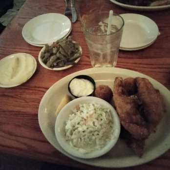 Old Mill Restaurant - Fried Catfish meal - American Near Me - Pigeon Forge, Tennessee