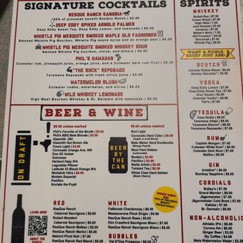Phil's BBQ - Menu Nov. 2025 - Barbeque Near Me - Santee, California
