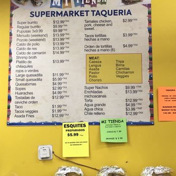 Mi Tienda Supermarket - Menu as of early November 2025 - Mexican Near Me - San Mateo, California Mi Tienda Supermarket - Menu as of early November 2025 - Mexican Near Me - San Mateo, California