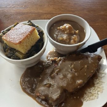 Shugs Comfort Food - Smothered Shug's Pork Chop - Comfort Food Near Me - Bellevue, Nebraska Shugs Comfort Food - Smothered Shug's Pork Chop - Comfort Food Near Me - Bellevue, Nebraska