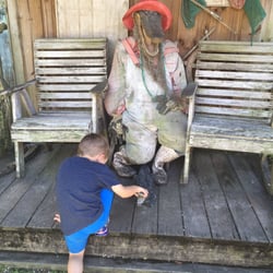 The Cajun Village Cottages - Our gator friend