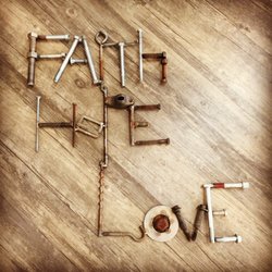 Weld Like A Girl - WORD Class... make your word from nuts/bolts/thingamajigs