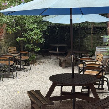 Donerds Donuts - Back patio, quaint & chill - Donuts Near Me - Jim Thorpe, Pennsylvania