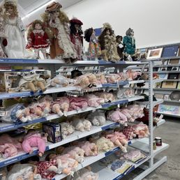Collectible dolls.