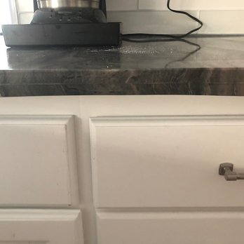 Stoneware Enterprise - Uneven edge on kitchen counter - Flooring Near Me - Anaheim, California