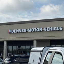 Denver Motor Vehicle - Their signage.