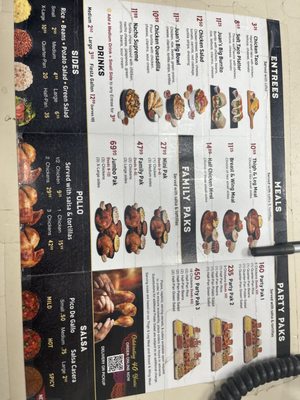 Menu photo 1 Juan Pollo Coachella, CA