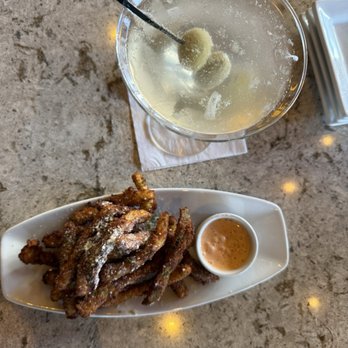 Ruth's Chris Steak House - Bar seating HH zucchini fries $13 Dusty martini - Steakhouses Near Me - Marina del Rey, California Ruth's Chris Steak House - Bar seating HH zucchini fries $13 Dusty martini - Steakhouses Near Me - Marina del Rey, California