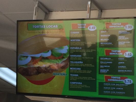 Menu photo 6 Las Tortas Locas Chamblee, GA Menu photo 6 Las Tortas Locas Chamblee, GA