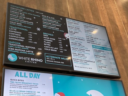 Menu photo 7 White Rhino Coffee Dallas, TX Menu photo 7 White Rhino Coffee Dallas, TX