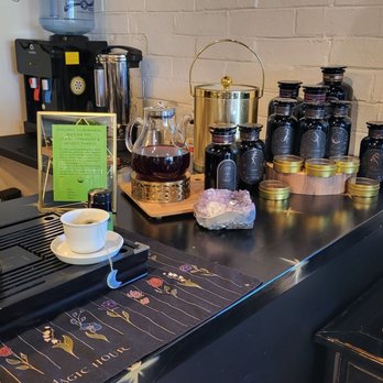 Magic Hour - Tea of the day serving area - Tea Rooms Near Me - Ojai, California