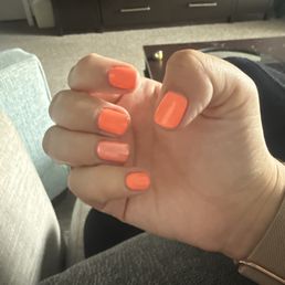 First time gel mani done by Tanya First time gel mani done by Tanya