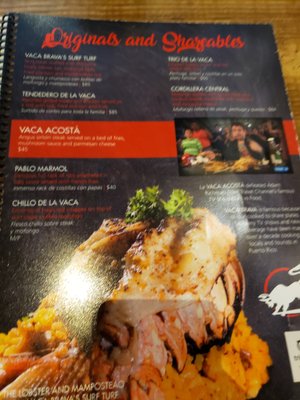 Menu photo 6 Vaca Brava Old San Juan, PR