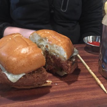 New Realm Brewing - "Beyond burger" veggie burger - Breweries Near Me - Virginia Beach, Virginia