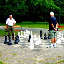 Donauparkfest - Playing chess