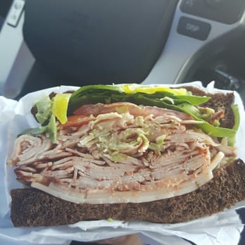 Yo-Way Eatery - Half my sandwich. Tastes AMAZING - Juice Bars & Smoothies Near Me - Gardena, California