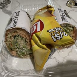 Salmon Caesar wrap