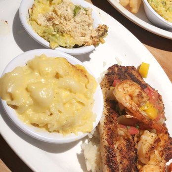 Cheddar's Scratch Kitchen - Grilled Tilapia & Shrimp with Mango Salsa - American Near Me - Sugar Land, Texas
