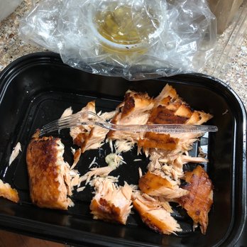 Stonefire Grill - Over cooked dry Salmon - Barbeque Near Me - Rancho Cucamonga, California Stonefire Grill - Over cooked dry Salmon - Barbeque Near Me - Rancho Cucamonga, California