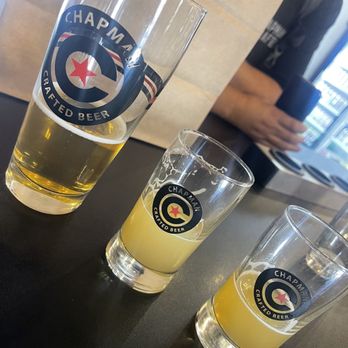 Chapman Crafted Beer - A great beer and a few hazy samples! - Breweries Near Me - Orange, California