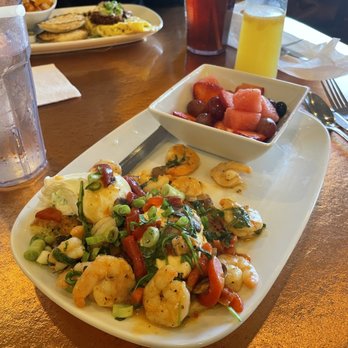 Another Broken Egg Cafe - Shrimp benedict - Breakfast & Brunch Near Me - Pensacola, Florida