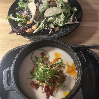 Ramsay's Kitchen - Harvest Salad and Potato Leek Soup - Both good - New American Near Me - Naperville, Illinois
